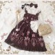 Diamond Honey Skull & Cross Gothic Lolita Dress JSK (DH34)